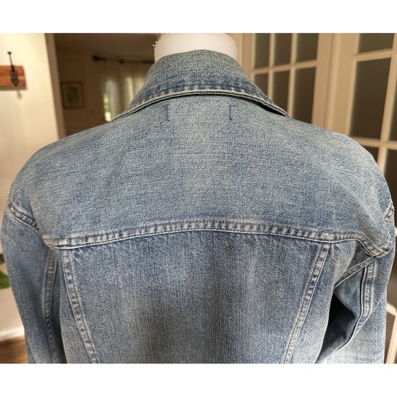 Madewell Denim Jacket XS Women's Blue Jean Trucker Style Classic 100% Cotton - Picture 6 of 11